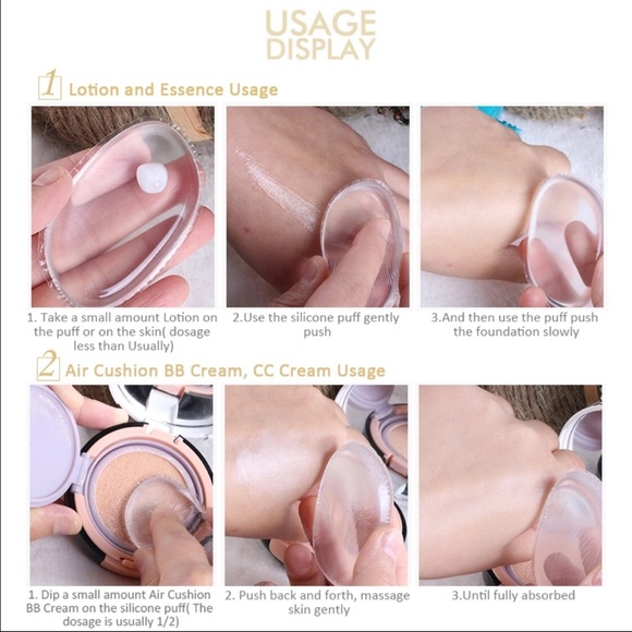 1pcs New soft Silicone gel face Foundation - Picture 2 of 4