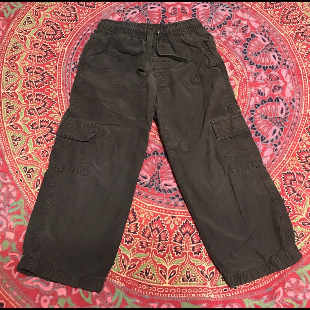 Gymboree navy blue "The Gymster" pull on pants.