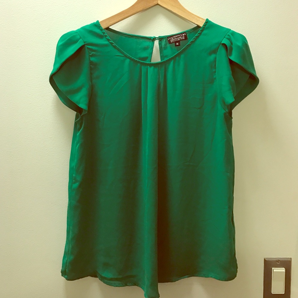 Kelly green blouse