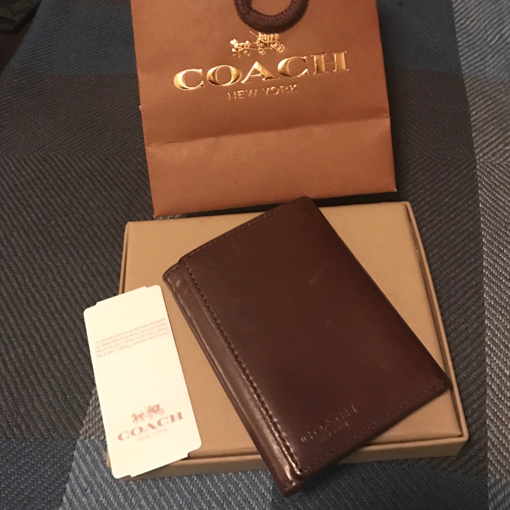 Authentic Coach Trifold wallet