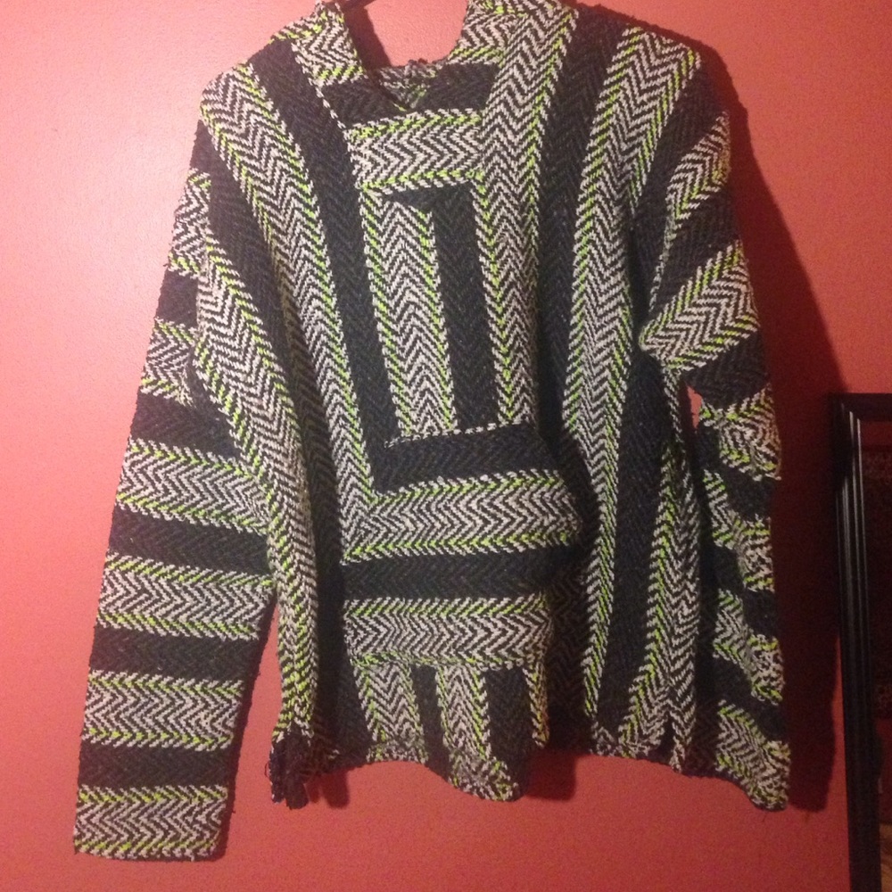 Baja Joe "Drug Rug" Hippie Hoodie