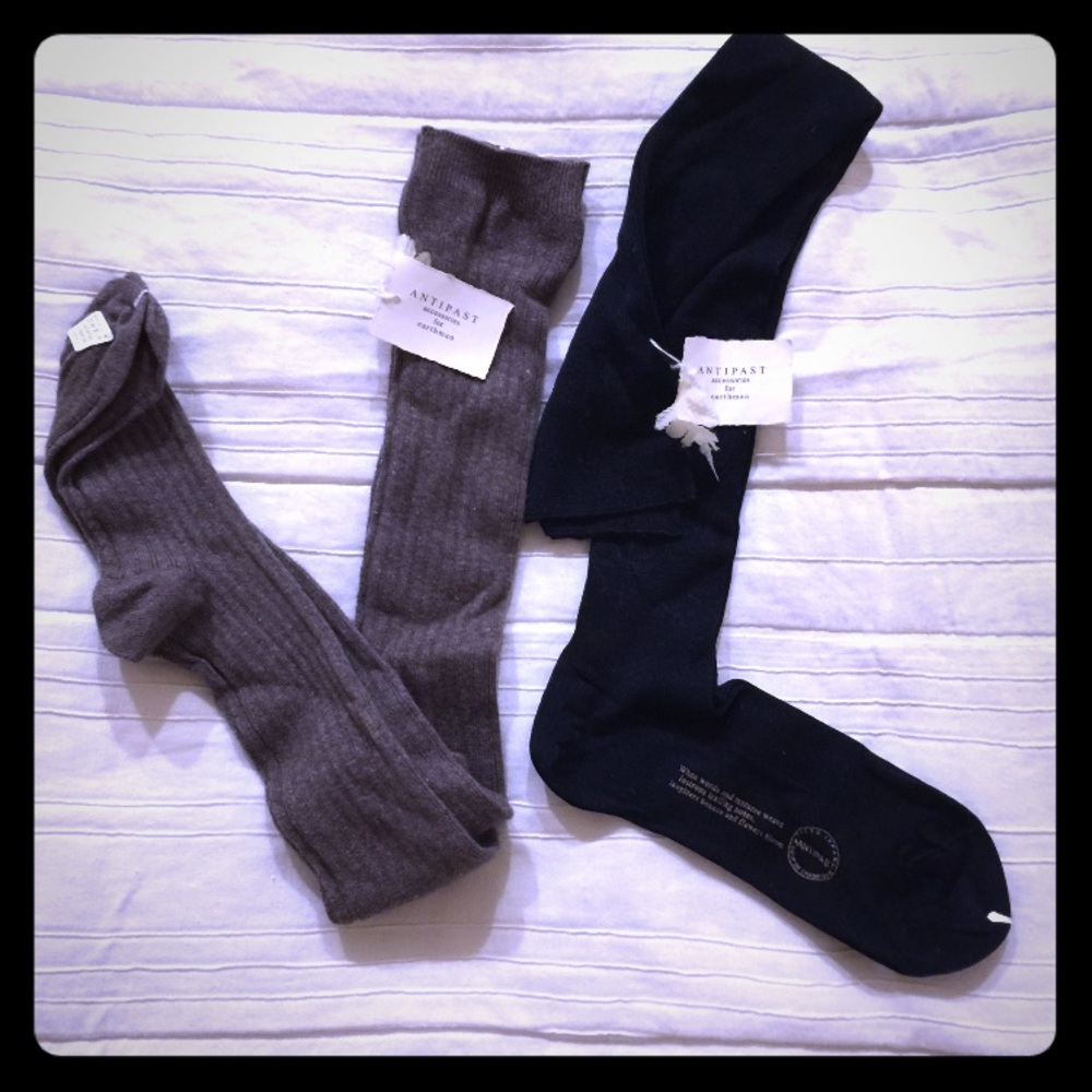 ANTIPAST- LUXURY OVER THE KNEE SOCKS- BUNDLE OF 2