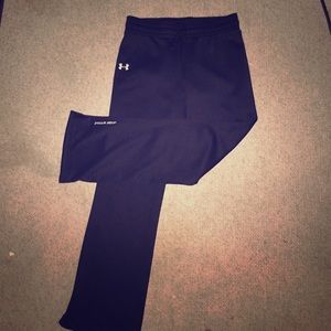 Black under armour sweat pants