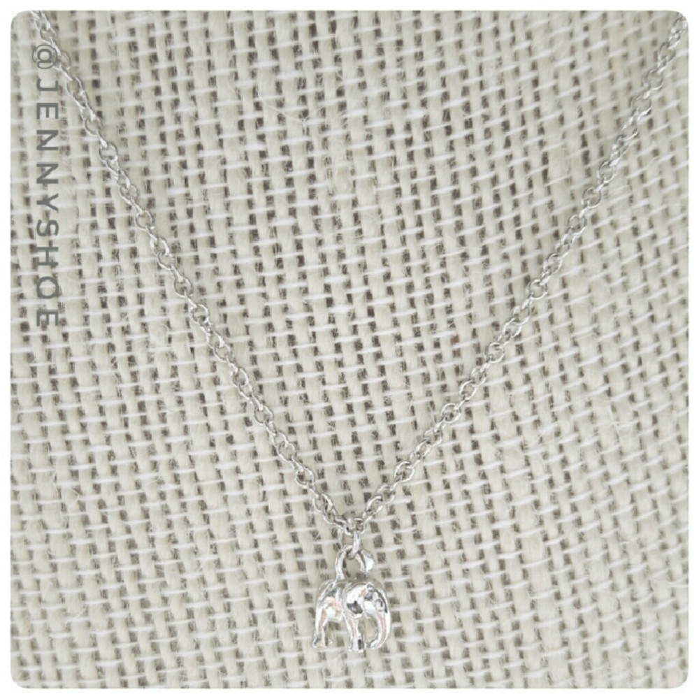 {topshop} dainty silver elephant necklace - Picture 2 of 4