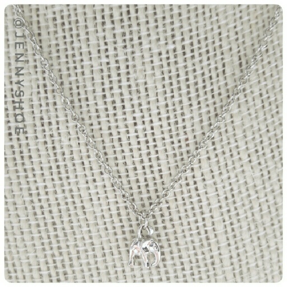{topshop} dainty silver elephant necklace - Picture 2 of 4
