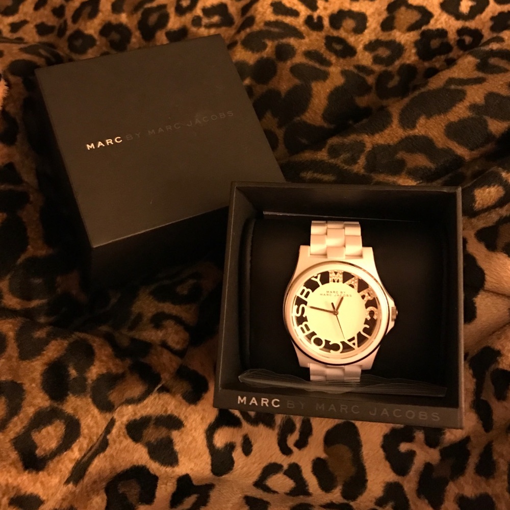 Marc by Marc Jacobs white watch