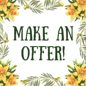 Make an offer on any item!