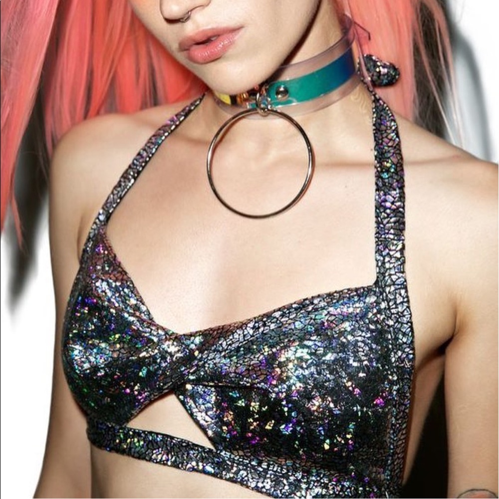 Crash the disco holographic top
