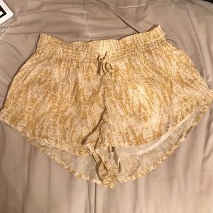 ONEIL yellow print shorts