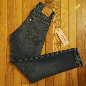 Levi's wedgie fit. Anthropologie.