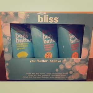 Bliss 'You Butter Believe It' body butter gift set