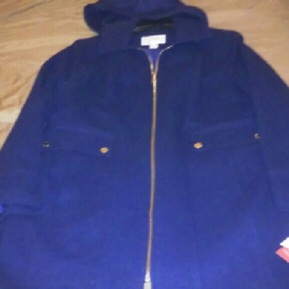 Michel kores navy blue coat