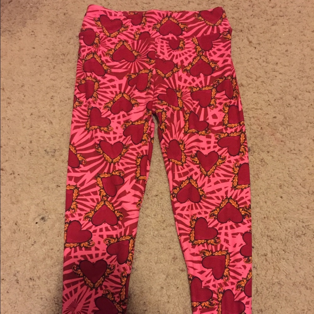 OS lularoe valentine leggings