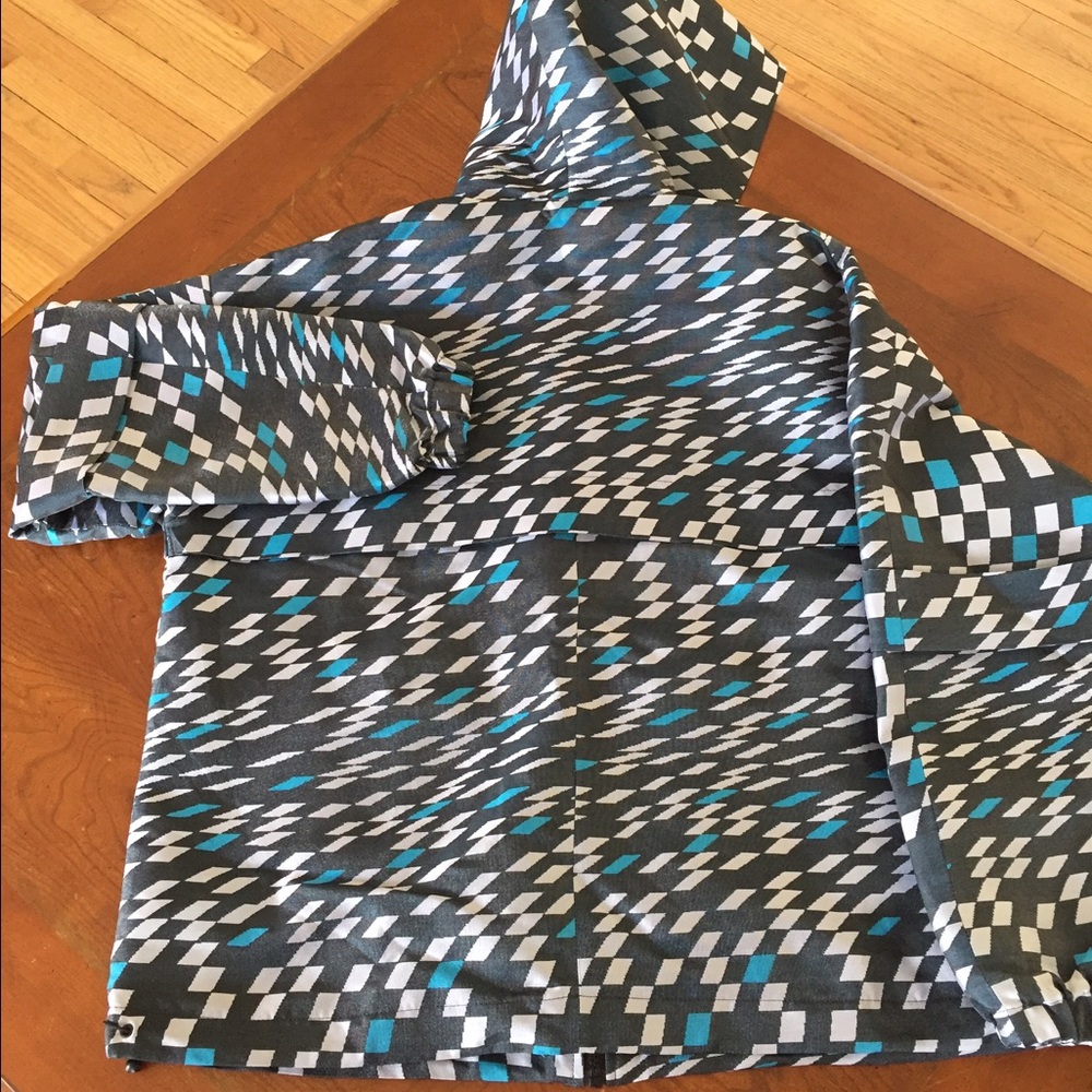 NWT OPENING CEREMONY Mirrorball Cuffed Anorak Sz M - Picture 7 of 8