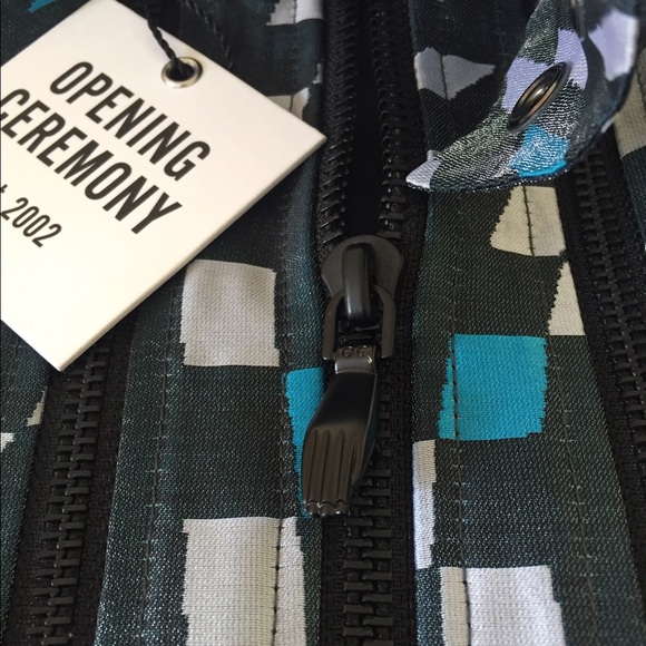 NWT OPENING CEREMONY Mirrorball Cuffed Anorak Sz M - Picture 4 of 8