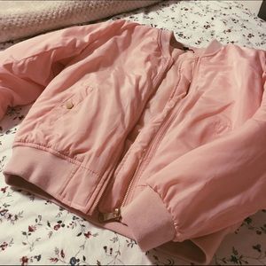 Pink Bomber Jacket (FINAL PRICE)