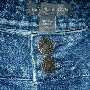 Kendall & Kylie Braided Flare Jeans Size 7