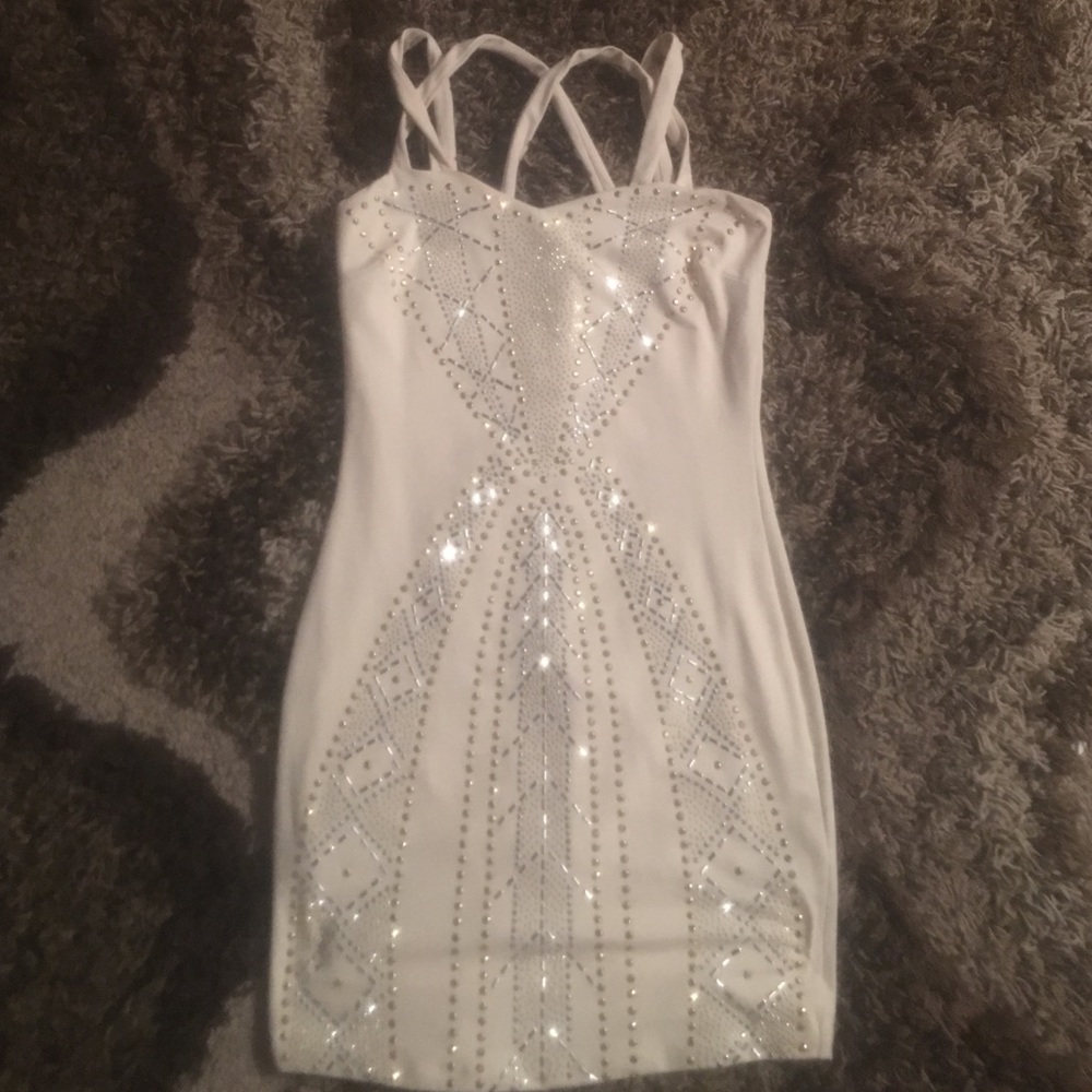 White Bebe dress