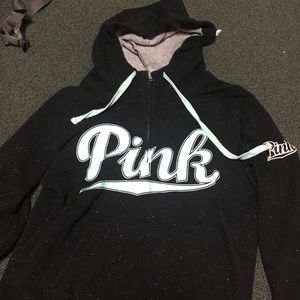 victoria secret PINK half zip quarter zip hoodie