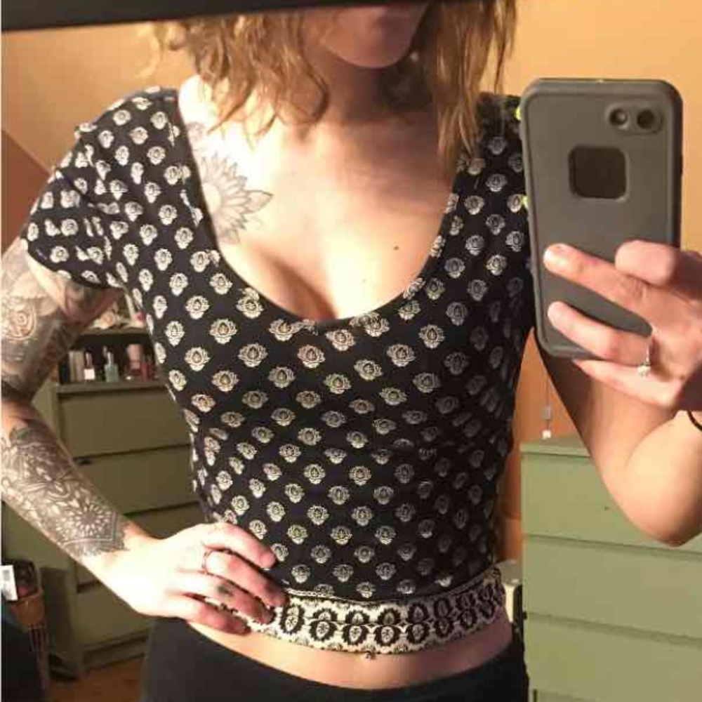 Boho crop top