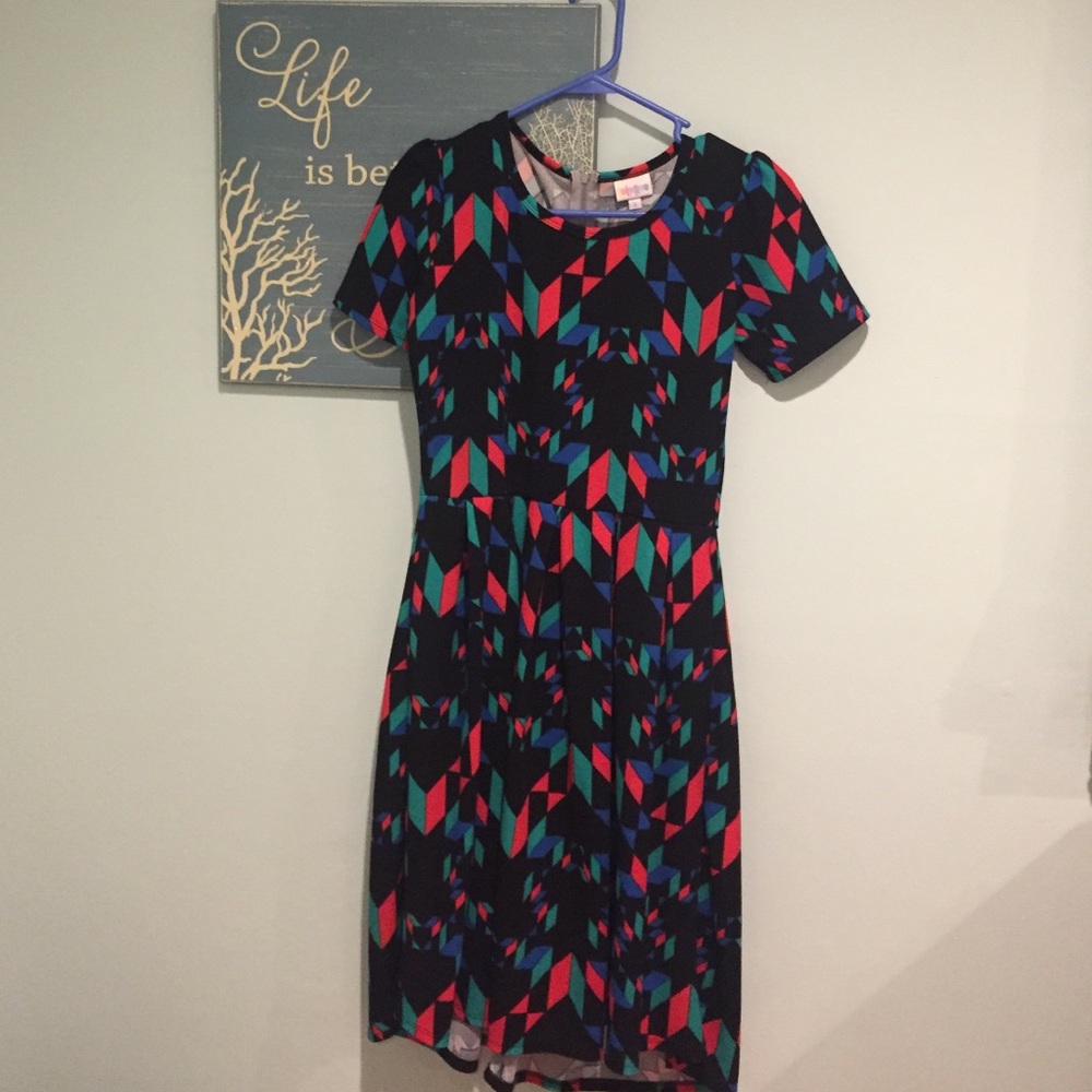 EUC Small LulaRoe Amelia Dress