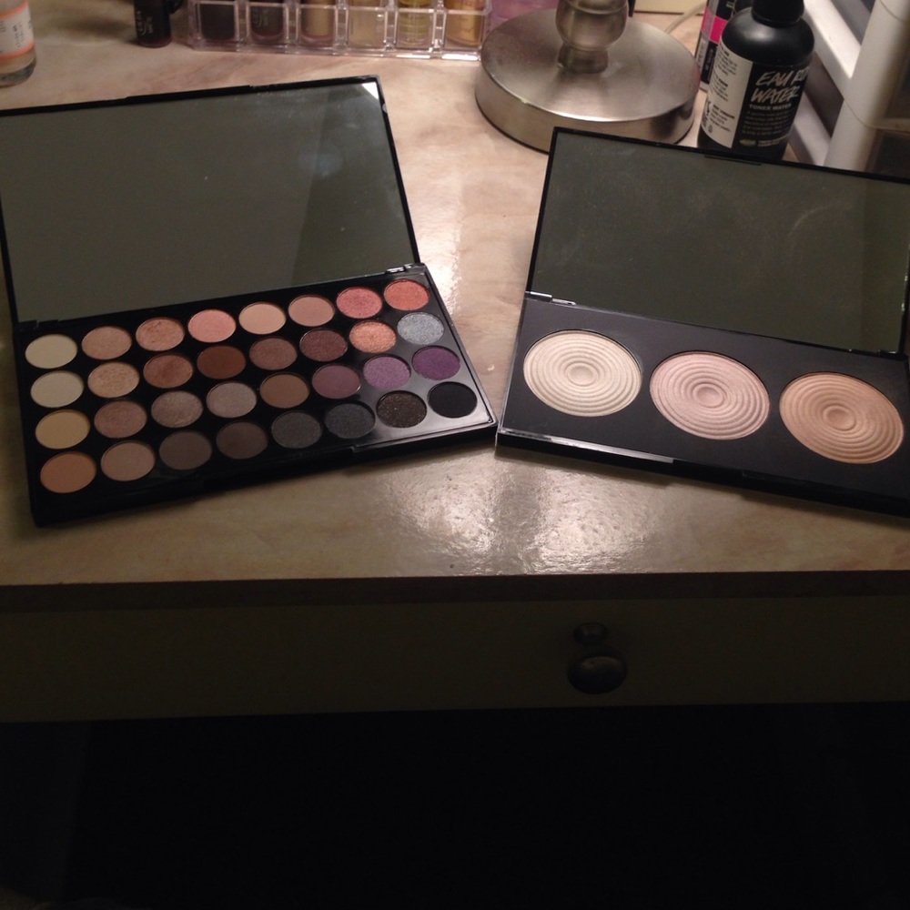 Two Makeup Revolution Palettes -Barley Used