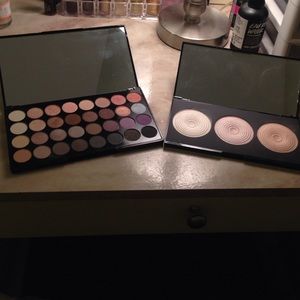 Two Makeup Revolution Palettes -Barley Used