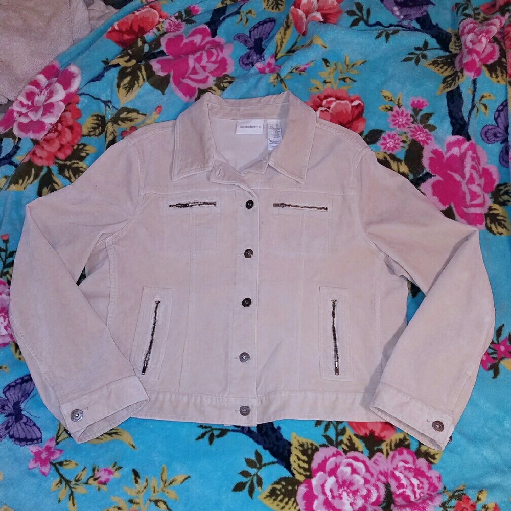Liz Claiborne xl cream color jacket only worn once
