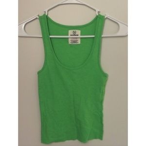 Green tank top
