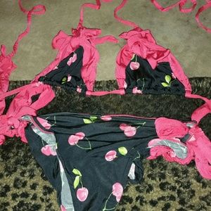 Black cherry bikini