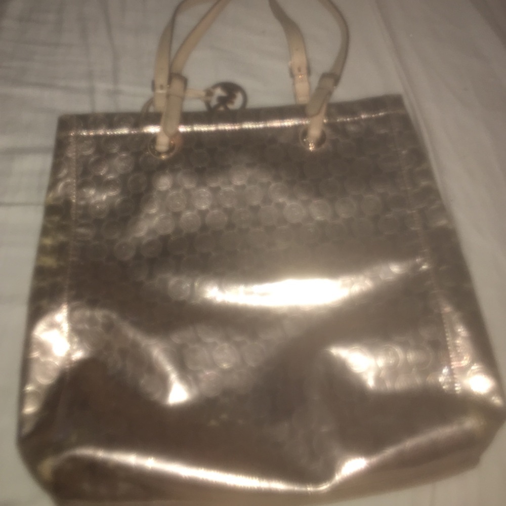 Mk bag rose gold
