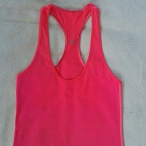 Lululemon cool racerback hot pink 4