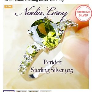 Nadia Leroy Peridot Sterling Silver 925