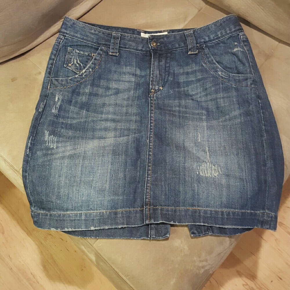 Maurice's Jean Skirt