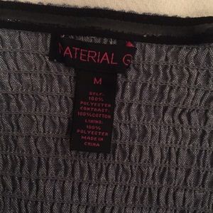 Material Girl Dresses - Material Girl Strapless Sharkbite Hem Dress Material Girl Dresses - Material Girl Strapless Sharkbite Hem Dress