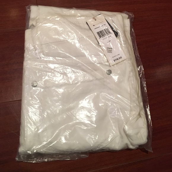 White BCBG jeans size 27 - Picture 1 of 4