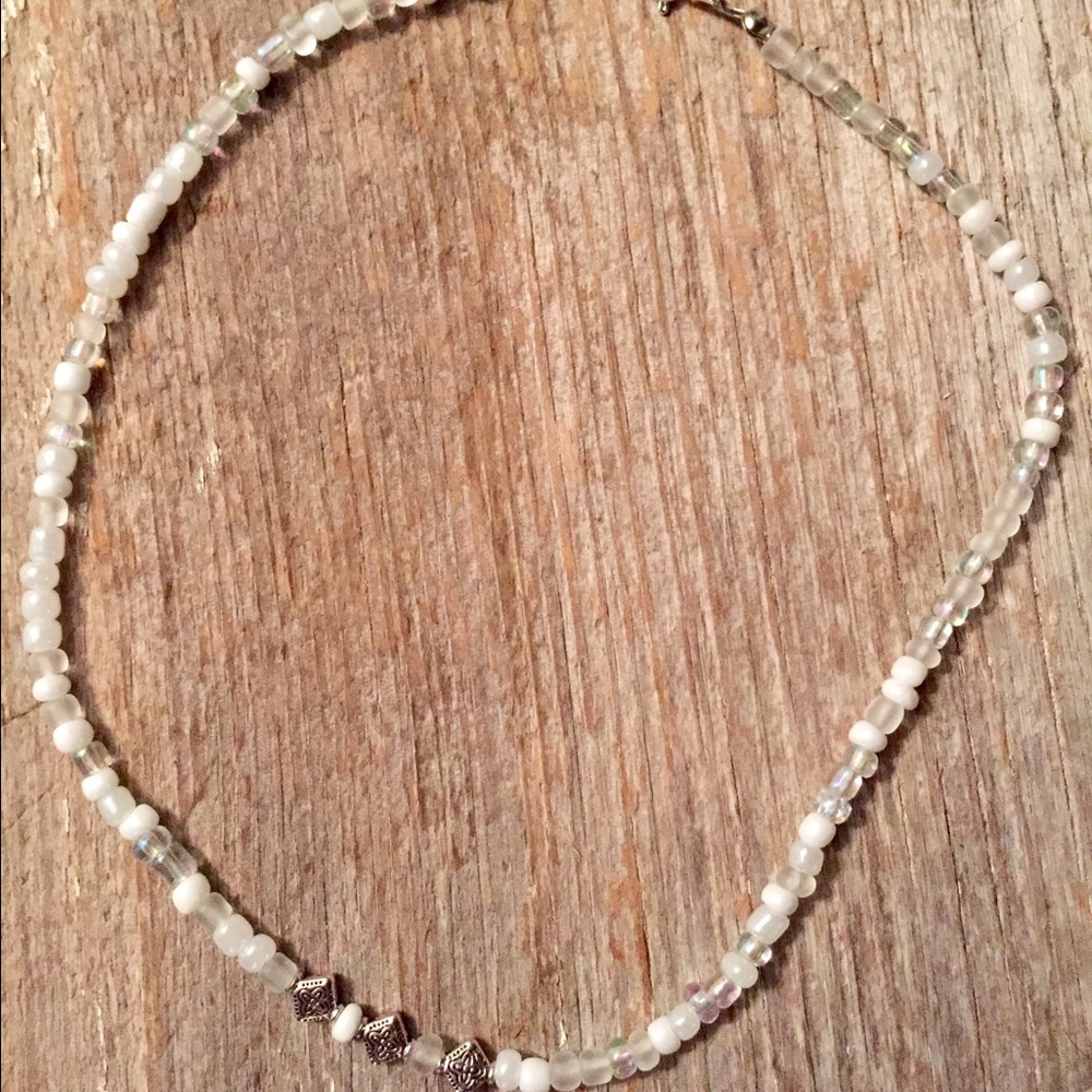 Choker handmade necklace beaded