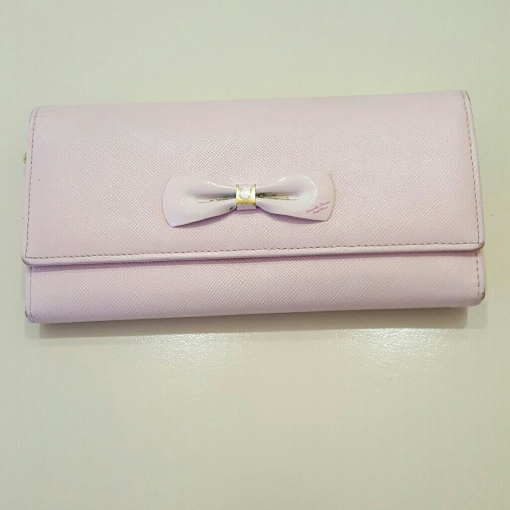Samantha Thavasa pink petit choice wallet