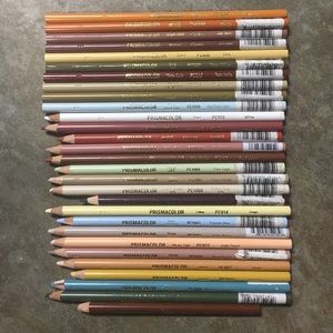 29 new and used Prismacolor pencils