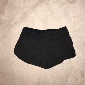 Lululemon Black Speed Shorts