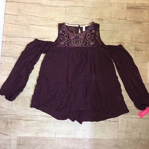 Target brand off the shoulder top