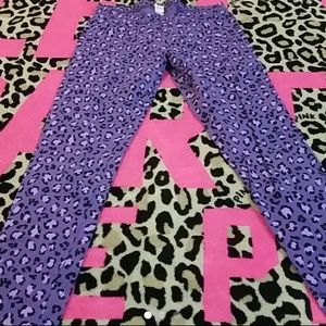 Victorias secret pink leopard leggings