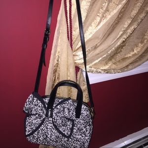 Kate Spade black and white cross body