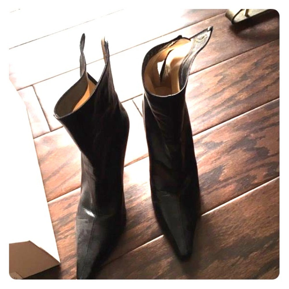 Black Jimmy Choo ankle boots