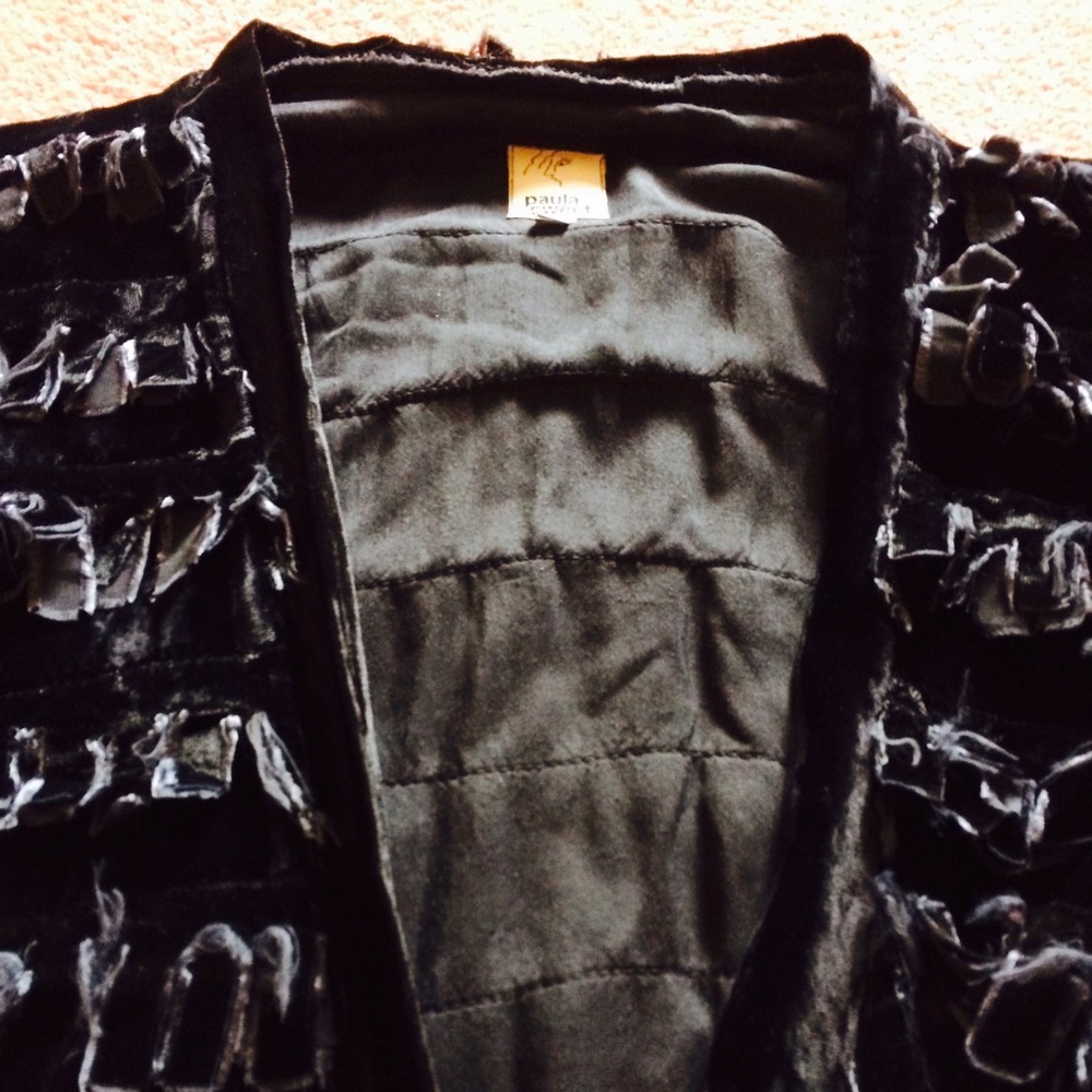 Paula sweet beautiful velvet jacket
