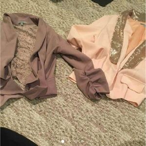 Mauve blazer (light pink sold)