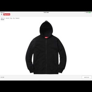 Supreme Zip Hood