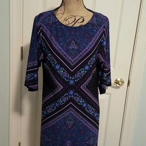 London Times Purple Dress