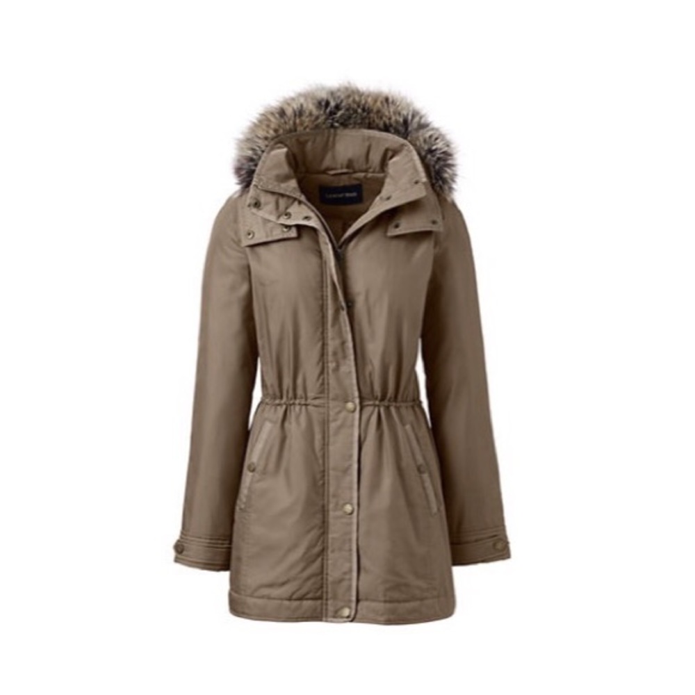 Lands' End women's city anorak coat