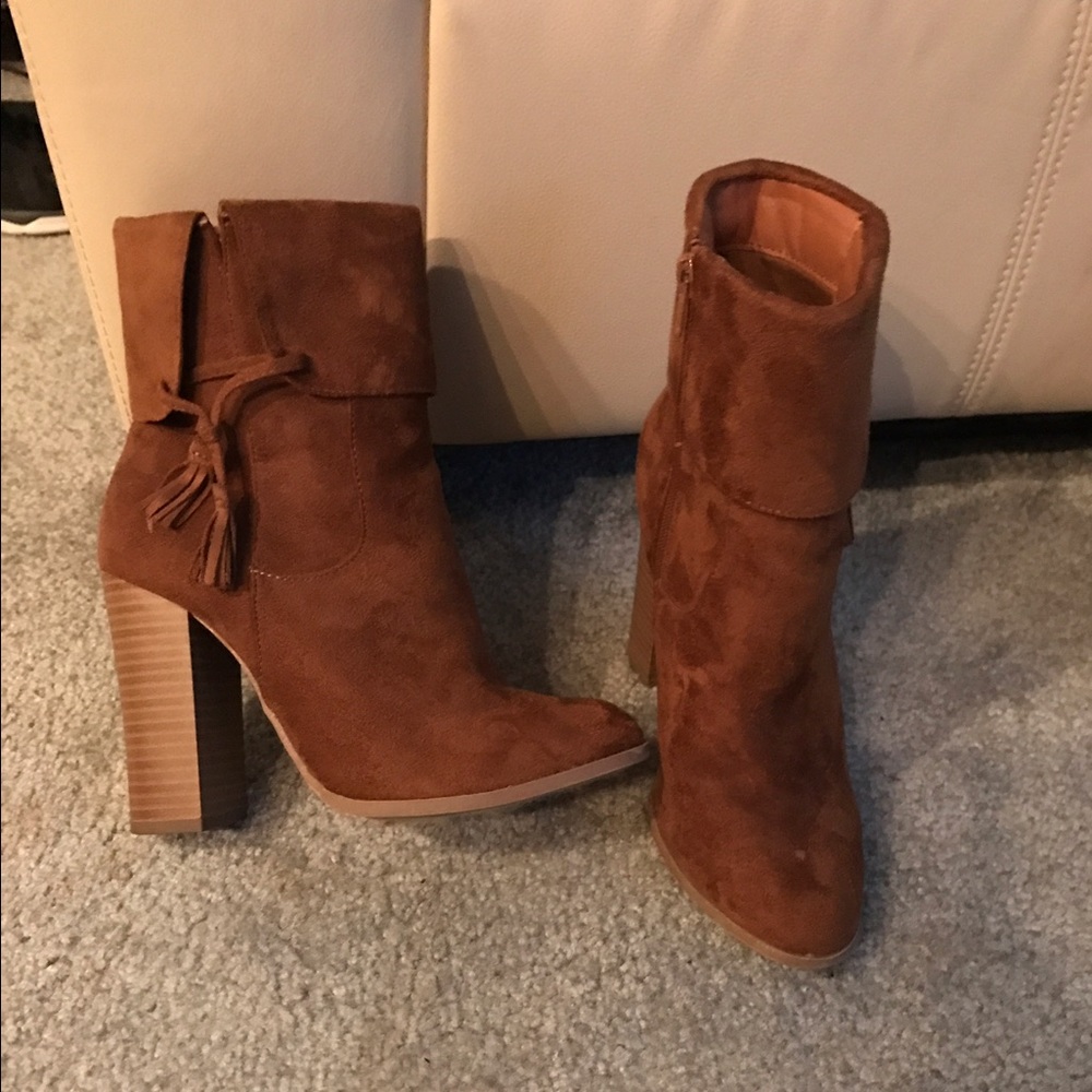 Brown Suede Boots